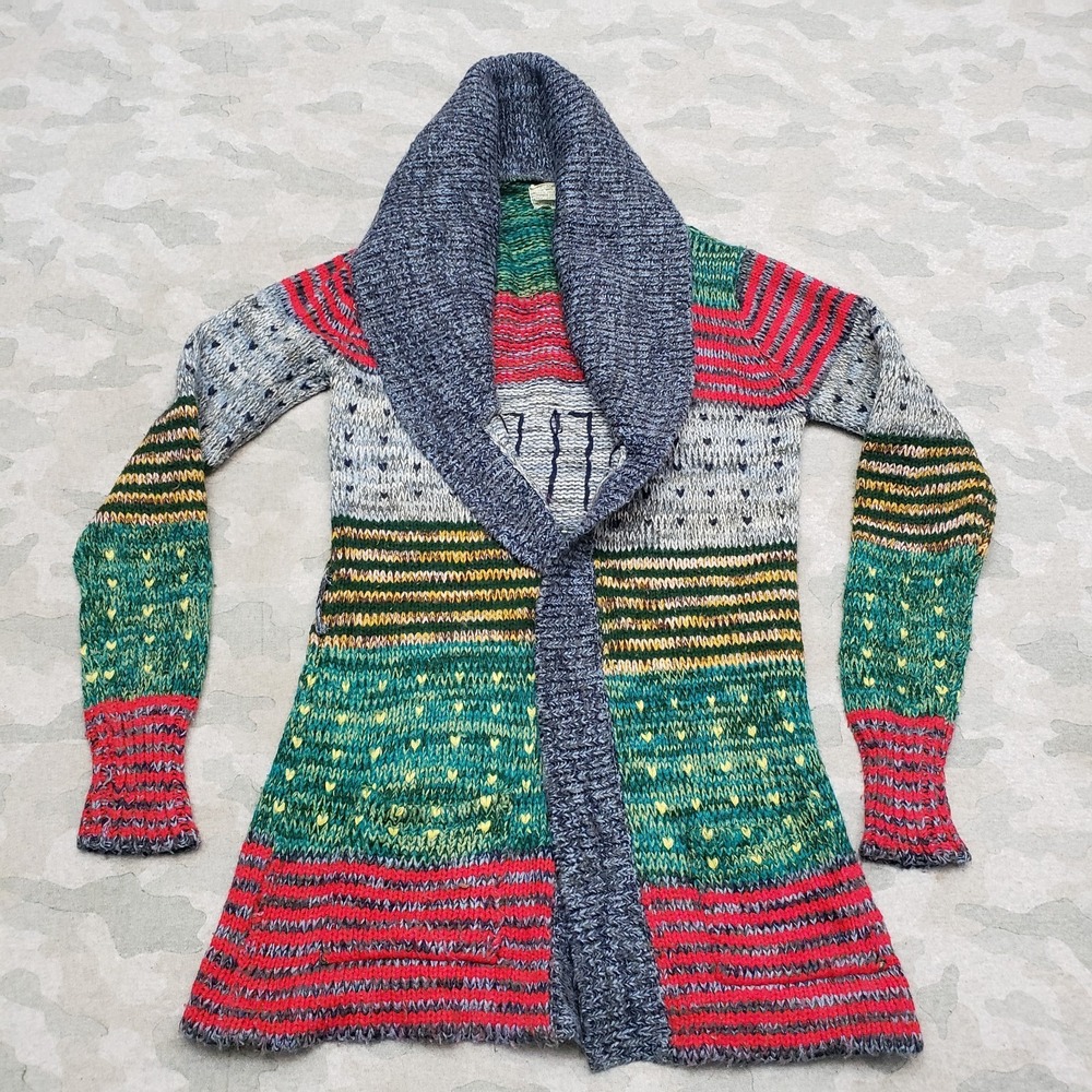 True Vintage Sears JR Bazaar Sweater Womens Medium Multicolor Long Sleeve